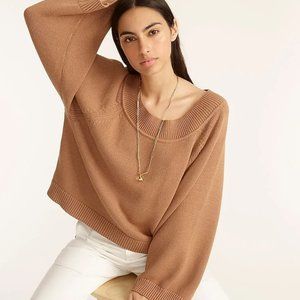 J.Crew Relaxed Sleeve Boatneck Beach Sweater Size Small